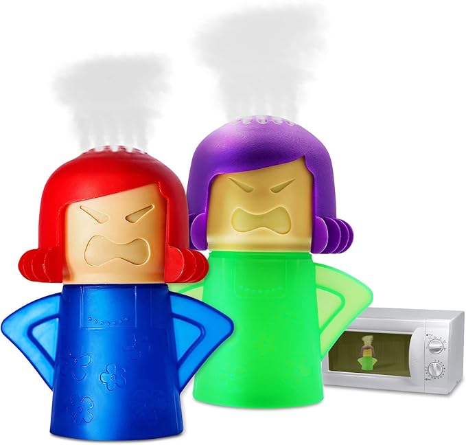 Abnaok Microwave Cleaner, 2 PCS Angry Mama